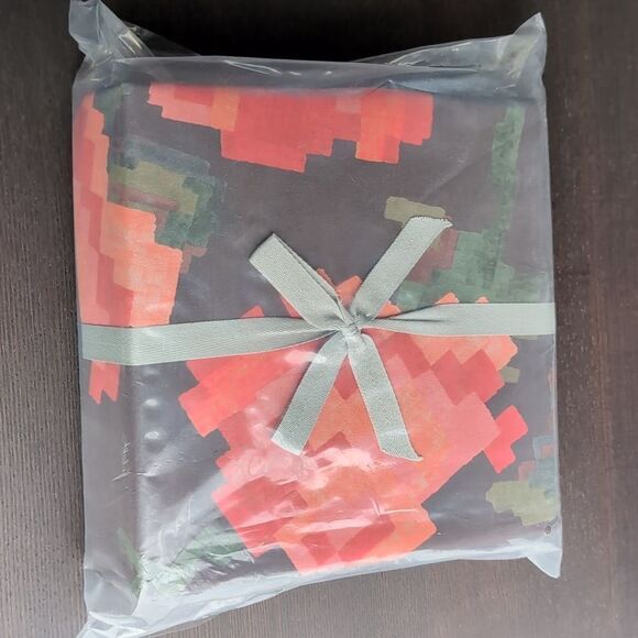 NWT Rose Breezy Cotton Percale Duvet Cover KING SIZE 💯 COTTON 96x104 - Picture 7 of 7